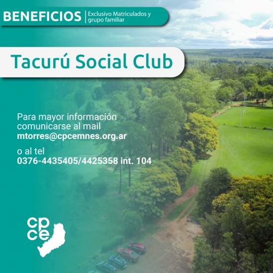 Convenio con Tacurú Social Club